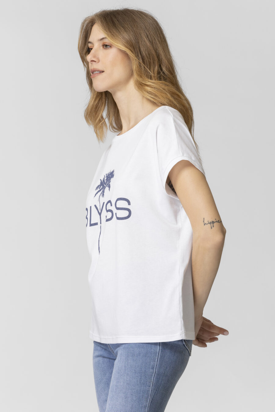 ΛΕΥΚΟ T-SHIRT ΜΕ ΣΤΑΜΠΑ - Image 3