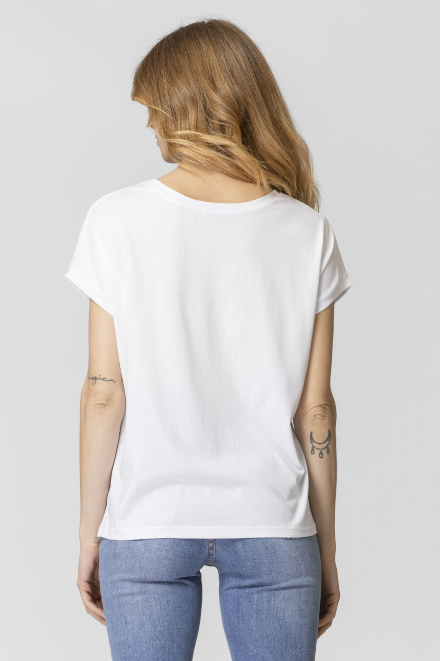 ΛΕΥΚΟ T-SHIRT ΜΕ ΣΤΑΜΠΑ - Image 4