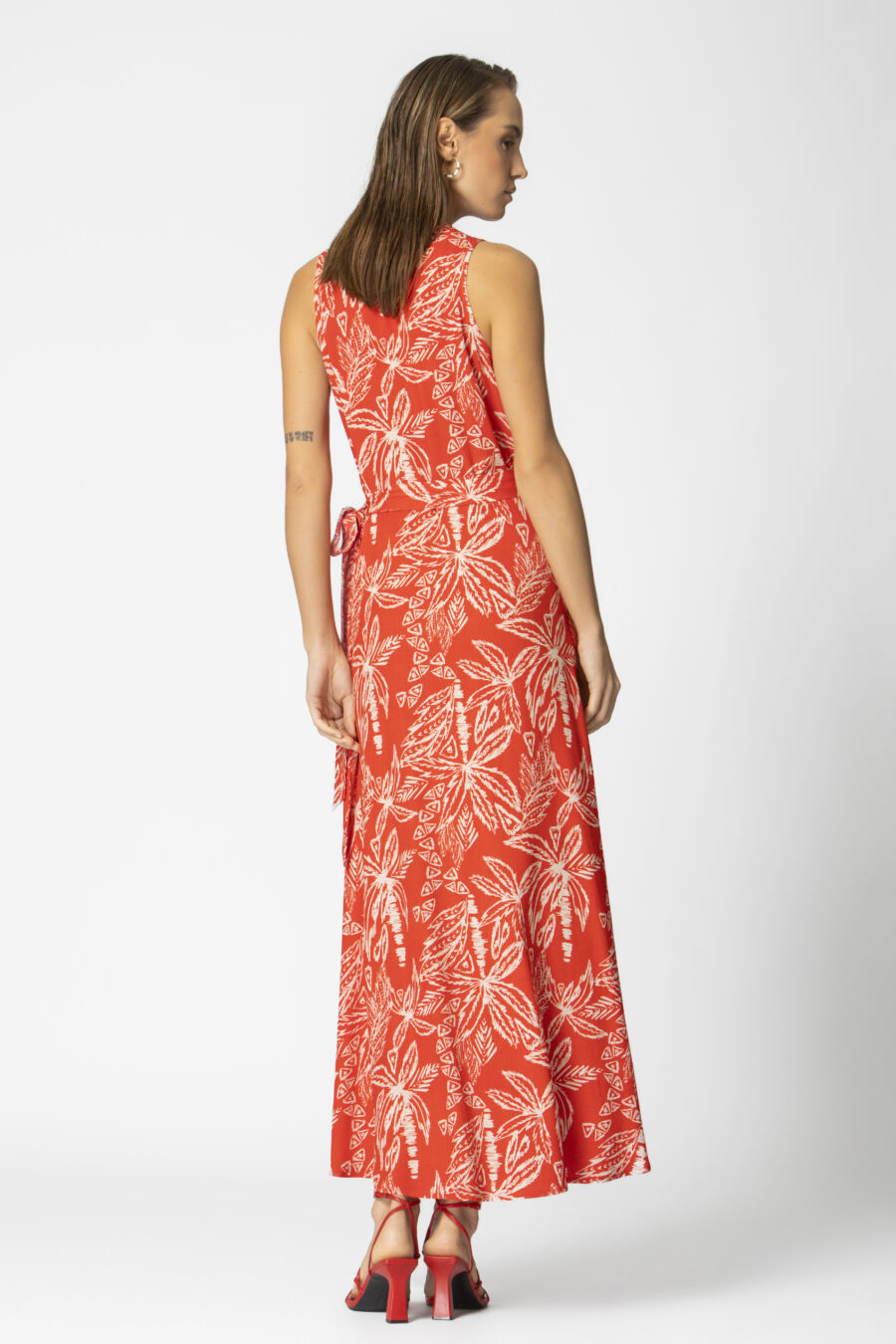 ΓΥΝΑΙΚΕΙΟ ΚΡΟΥΑΖΕ ΜΑΞΙ ΦΟΡΕΜΑ ΜΕ TROPICAL PRINT - Image 3