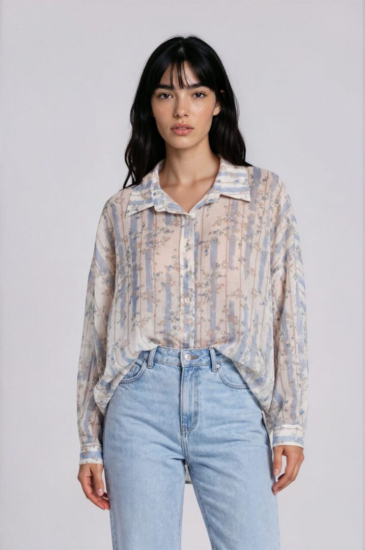 ΠΟΥΚΑΜΙΣΟ ΜΕ FLORAL PRINT